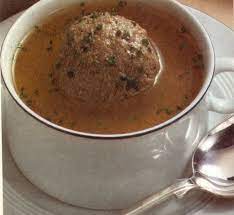 Ingredients German Liver Dumpling Soup With Beef Broth Beef Liver Beef Rolls Onions Chives Tarr Austrian Recipes Dumplings For Soup Dumpling Soup Recipes