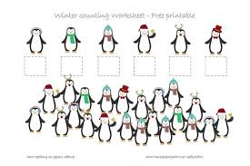 Winter Penguin Counting Worksheet Free Printable Worksheets Free Kindergarten Worksheets Printable Kindergarten Worksheets Free Printables