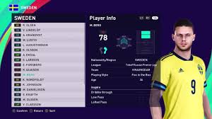 Årets nykomling på idrottsgalan 2021 är. Pes 2021 Sweden Faces And Ratings Dejan Kulusevski Emile Forsberg Youtube