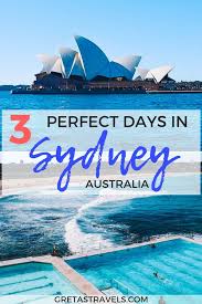 Sydney 3 Day Itinerary How To Spend 3 Epic Days In Sydney Sydney Travel Australia Itinerary Australia Travel