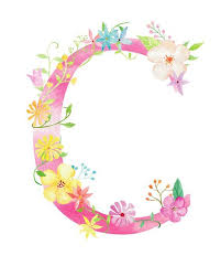 Floral Watercolor Initials Flower Letters Floral Letters Watercolor Lettering