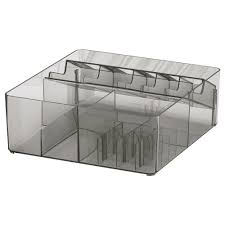 Godmorgon Lada Med Fack Rokfargat 32x28x10 Cm Ikea In 2020 Ikea Godmorgon Ikea Bathroom Storage Units