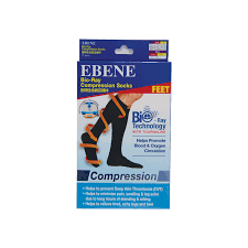 Compression stockings are specially designed stockings that help with various leg ailments that are resultant of sedentary lifestyle or other venous disorders. Ebene Bio Ray Knee Compression Socks L Xl Ebene Guardian Singapore