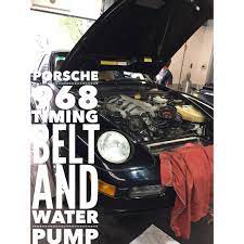 Today We Have A Mint Porsche 968 In The Shop Replacing The Timing Belt And Water Pump So The Owner Can Get It Ready To Sell Questions Call Chris 267 279 9477