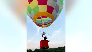 One balloon tipped over and was dragged about 200 yards, a passenger said. Hab5fnajwe7sum