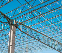 Steel framing.