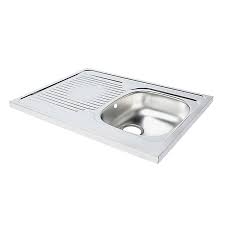 Evier En Inox Satine 1 Bac A Poser Mayr Castorama