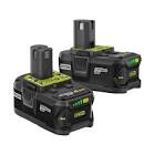 18V ONE+ Lithium-Ion Battery Pack 4.0 Ah (2-Pack) P145 Ryobi