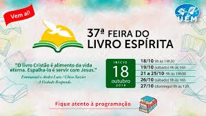 Mas e qual a essência de uma feira do livro? Uem Realiza 37Âª Feira Do Livro Espirita Este Mes Uniao Espirita Mineira