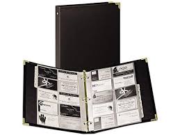 8 cards per page, 2 x 3 1/2 cards. Samsill 81080 Vinyl Business Card Binder Holds 200 2 X 3 1 2 Cards Ebony Newegg Com