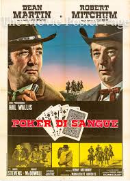 Each player is dealt five cards, and whoever ends up with the best hand wins the pot. Movie Poster Collecting Five Card Stud 1968 Dean Martin Italian Two Sheet Poster