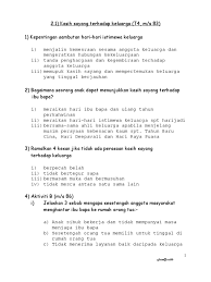 Kasih sayang itu penting agar perkawinan kuat. 1 Keluarga T4