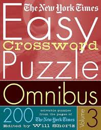 The paper has a games and puzzles section in the entertainment part of the paper. The New York Times Easy Crossword Puzzle Omnibus Volume 3 200 Solvable Puzzles From The Pages Of The New York Times Paperback Politics And Prose Bookstore