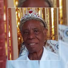 Death announcement of Seraphine Benjamin, better known as Ma Veron, age 85  of Tarish Pit