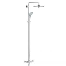Grohe Euphoria System 260 Shower System With Wall Mounted Thermostatic Bath Mixer Ecojoy 27475001 Reuter