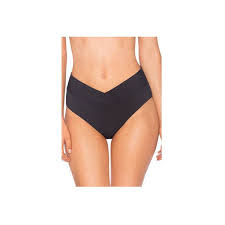 Women S Sunsets V Front High Waist Swim Bottom 50 Liked On Polyvore Featuring Swimwear Bikinis Bikini Swimwear Black Women Bikini Full Coverage Swimwear