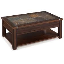 Roanoke Rectangular Lift Top Cocktail Table With Casters And Shelf By Magnussen Home At D Coffee Table Frame Coffee Table With Casters Rectangle Cocktail Table