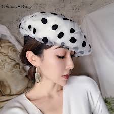 Boina feminina couro pu 8 painéis, chapéu para men...