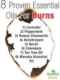 Essential Oils For Burns Include Lavender Peppermint Helichrysum Chamomile Tea Tree Oil Ma Essential Oil For Burns Essential Oils Peppermint Essential Oil