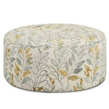Can your ottoman speak french? Fusion Furniture 140 Round Cocktail Ottoman Sheely S Furniture Appliance Ottomans