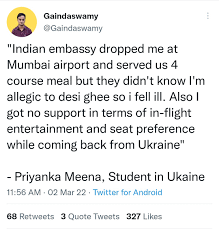 Mohammed Zubair on X: RW trolls would make fun of students returning from  Ukraine even if they were their relatives. 🤢 t.coxV7MXGZsBP  X