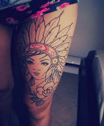 Ust Bacak Dovmeleri Thigh Tattoos Panosundaki Pin