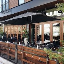 Shop our best selection of contemporary & modern outdoor bistro table sets to reflect your style and inspire your home. This Week In Happy Hour New Patio Edition Restaurant Exterior Design Outdoor Restaurant Patio Restaurant Exterior