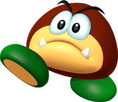 Goombas are grumpy, and mostly just wander aimlessly making a nuisance of themselves. Galoomba Super Mario Wiki The Mario Encyclopedia