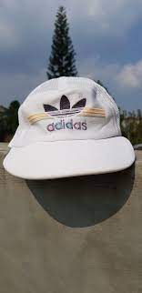 Rare Vintage 90s Adidas Strap Adjustable Size Cap Hat Tennis Golf Hat Cap Made In Japan Vintage Adidas Vintage Cap Adidas Outfit