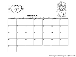La información se muestra por mes e incluye el número de semana. Calendario Da Colorare Febbraio 2017 Crearegiocando