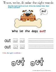 biglearners phonics worksheets sight words kindergarten english