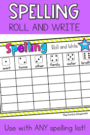Check Out These Fun Hands On Spelling Roll And Write Activities For Kindergarten And First Grade Even 2 Teaching Spelling Spelling Activities Spelling Words