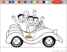 Click on any picture of cars above to start coloring. Colour In Online The Big Red Car Wigglepedia Fandom