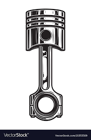 Vintage Car Engine Piston Template In Monochrome Style Isolated Vector Illustration Download A Free Preview Or High Qu Engine Pistons Car Engine Engine Tattoo