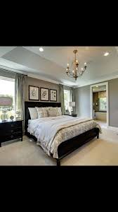 Window Treatments For Bed Between Two Windows Farmhouse Style Master Bedroom Master Bedrooms Decor Rustic Master Bedroom