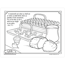 Print or copy the activity. Partake Of The Sacrament Coloring Page Printable Doctrine And Covenants Coloring Page