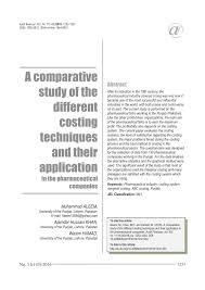 Finding the top 10 pharmaceutical companies in aurangabad in this area must be a very. Pdf A Comparative Study Of The Different Costing Techniques And Their Application In The Pharmaceutical Companies