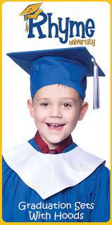 Children S Graduation Sets With Hoods Graduation Hood Kids Graduation Graduation Cap And Gown