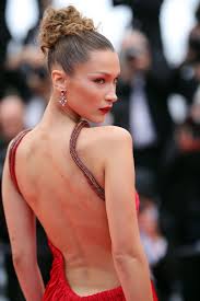 If There S No Built In Bodysuit In Bella Hadid S Red Dress Well Then God Bless Her Bella Hadid Bella Hadid Style Hadid