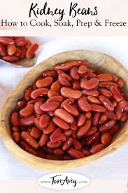 How To Cook Soak And Freeze Dried Red Kidney Beans Learn How To Cook Dried Red Kidney Bea Recipes With Kidney Beans Dried Red Beans Recipe How To Cook Beans