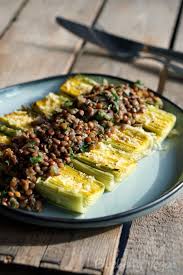 Baked Leeks With Tangy Lentils Rezept Rezepte Leckere Gesunde Rezepte Linsen