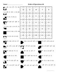 25 whole number problems that are well balanced and gradually increases in difficulty. Order Of Operations Advanced With Negatives Color Worksheet 4 By Aric Thomas