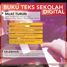 Muat turun buku teks digital kpm sekolah rendah dan menengah. Melakafm Infografik Buku Teks Sekolah Digital Yang Facebook