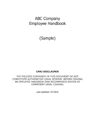 This is where examples come in. 42 Best Employee Handbook Templates Examples á… Templatelab
