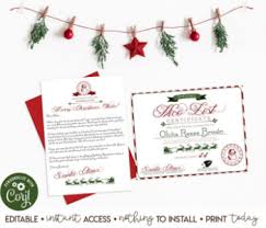 Free printable santas nice list certificates homealterdecor top. 19 Unique Letter From Santa Templates For Kids