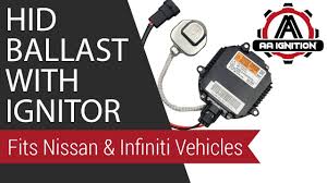 Connect 12 volts to the other terminal of the resistor. Hid Ballast With Ignitor Fits Nissan Infiniti Vehicles Youtube