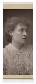 c 1890 PHOTO THE THEATRE WOODBURYTYPE ALFRED ELLIS MISS WINIFRED EMERY Yoga  Mat by Celestial Images