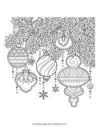 Select from 35919 printable crafts of cartoons, nature, animals, bible and many more. Christmas Tree Ornaments Coloring Page Free Printable Pdf From Primarygames