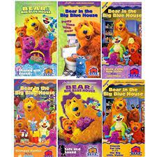 Bear In The Big Blue House Set 6 Vhs Bear In The Big Blue House Potty Time With Bear Bear In The Big Blue House Sh Big Blue House