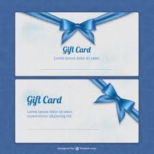 Download Gift Card Templates With Blue Ribbon For Free Gift Card Envelope Template Gift Card Template Free Gift Certificate Template